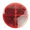 Truck-Lite Signal-Stat, 2-1/8in. Round, Red, Reflector, Adhesive Mount, Bulk 45-3 - alternate 1